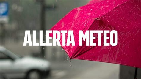 allerta meteo per domani